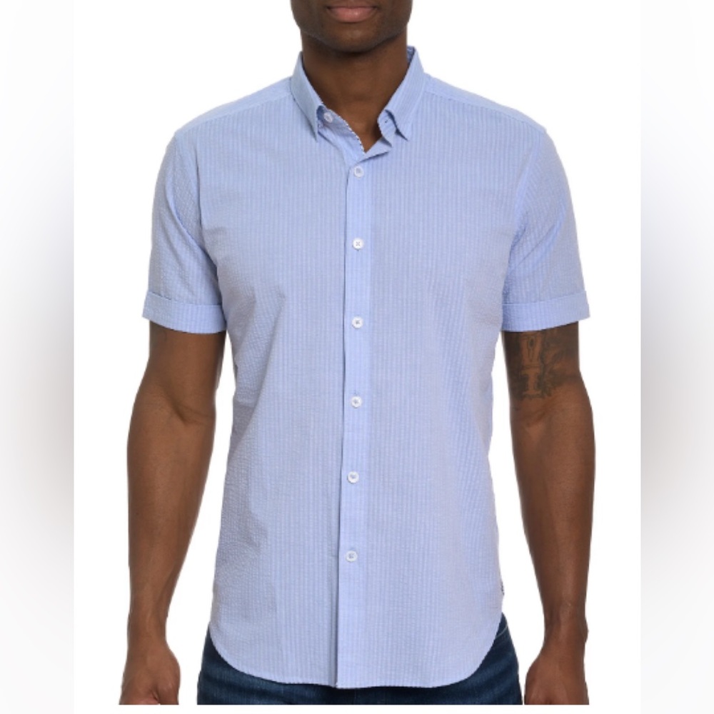 Robert graham Andrews button up- Light Blue